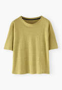 Boxy T-shirt, Yellow lime, webstill