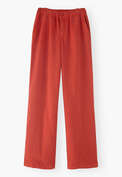 Wide-leg trousers, Red, webstill