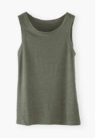 Scallop-edge vest, Dark bay, webstill