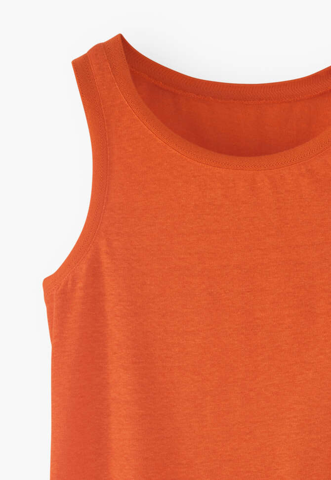 Jersey vest, Vivid orange, completeTheLook