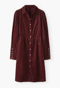 Button-through dress, Maroon, webstill