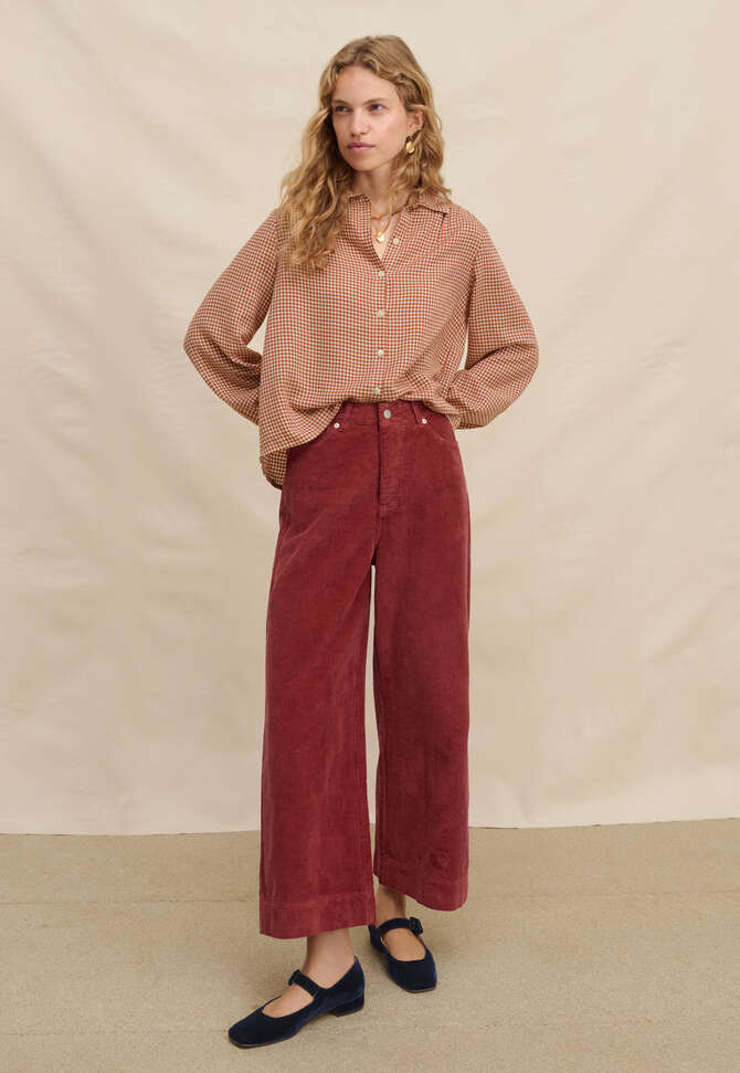 Checked shirt, Chilli ecru, completeTheLook