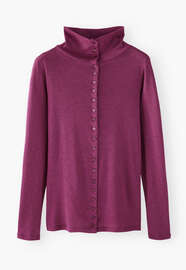 Button-through top, Pink berry, webstill
