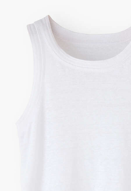 Jersey vest, White, completeTheLook