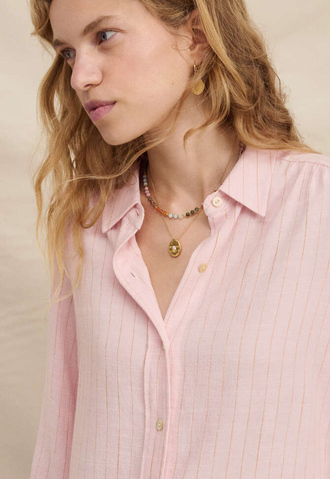Stripe shirt, Pastel pink, completeTheLook