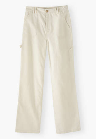 Carpenter trousers, Ecru, webstill