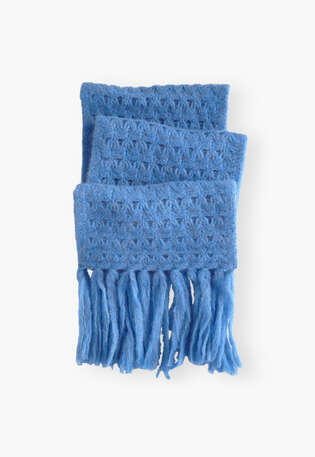 Crochet-stitch scarf, Bluebell, webstill