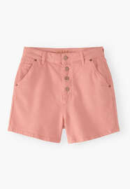 Mineral dye shorts, Peach pink, webstill