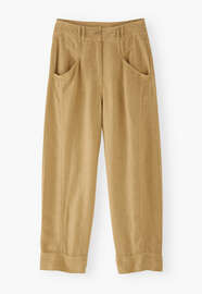 Cropped trousers, Bronze tan, webstill
