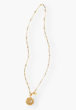 Small-pendant necklace, Gold, webstill