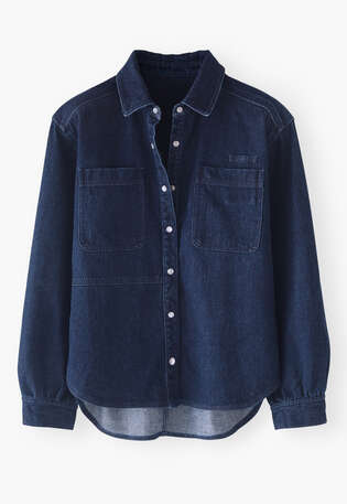 Denim shirt, Dark wash, webstill