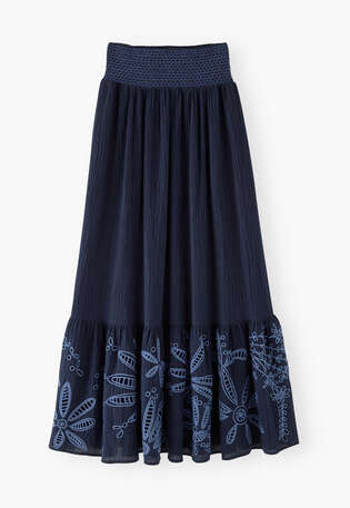 Cutwork skirt, Ink, webstill