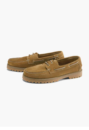 Boat shoe, Natural, webstill