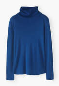 High-neck top, Deep cobalt, webstill