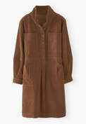Utility dress, Brown rust, webstill