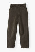Horseshoe cord trouser, Khaki charcoal, webstill