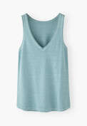 V-neck jersey vest, Powder blue, webstill