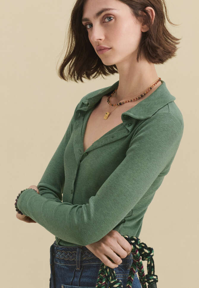 Button-through top, Jade, completeTheLook