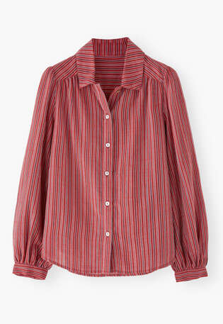 Striped blouse, Ruby, webstill