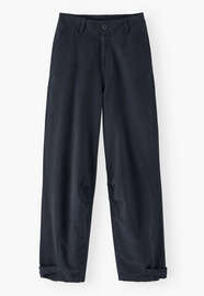 Adjustable-hem trousers, Midnight, webstill