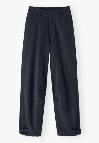 Adjustable-hem trousers, Midnight, webstill