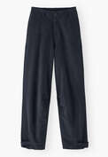 Adjustable-hem trousers, Midnight, webstill