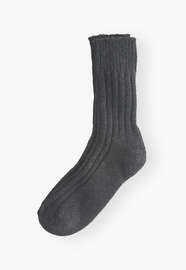 Wool blend socks, Charcoal, webstill