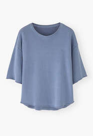 Loopback T-shirt, Denim, webstill