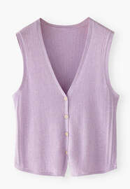 Sleeveless sweater, Lilac, webstill