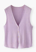 Sleeveless sweater, Lilac, webstill