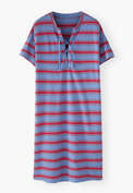 Striped tunic, Cornflower scarlet, webstill