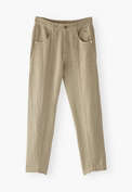 Tapered trousers, Pale khaki, webstill