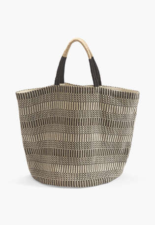 Shopper bag, Natural black, webstill