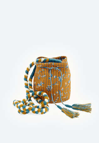 Printed crossbody bag, Copper, webstill