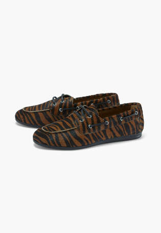 Striped loafer, Brown, webstill