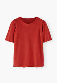 Towelling top, Crimson, webstill