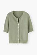 Tuck-stitch sweater, Sage grey, webstill