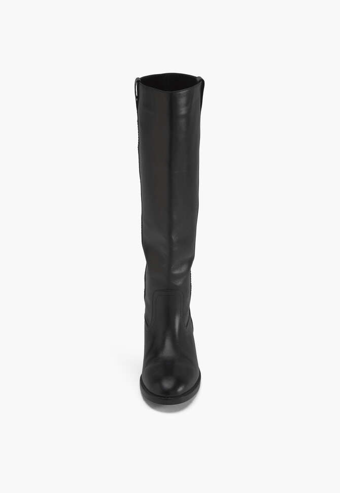 Knee-high boots, Black, completeTheLook