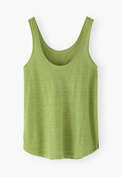 Scoop-neck vest, Leaf green, webstill