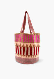 Shopping bag, Pink fawn, webstill