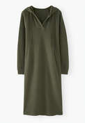 Sweatshirt dress, Dark green, webstill