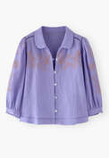Embroidered blouse, Lavender, webstill