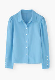 Button-through cord blouse, Bright sky, webstill
