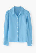 Button-through cord blouse, Bright sky, webstill