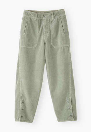 Relaxed carrot-fit cords, Grey ice, webstill
