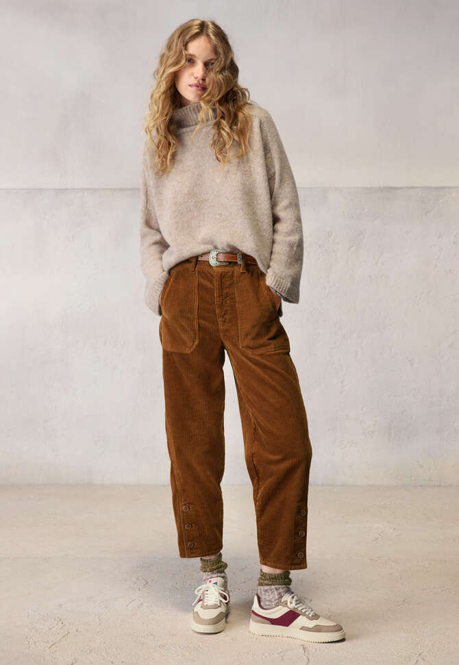 High-neck sweater, Mink twist, completeTheLook