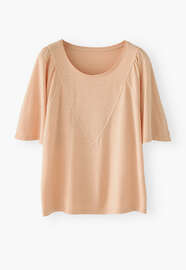 Panelled top, Apricot, webstill