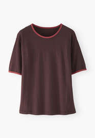Jersey T-shirt, Deep plum, webstill
