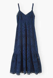 Broderie anglaise dress, Ink, webstill