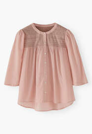 Embroidered blouse, Rose pink, webstill